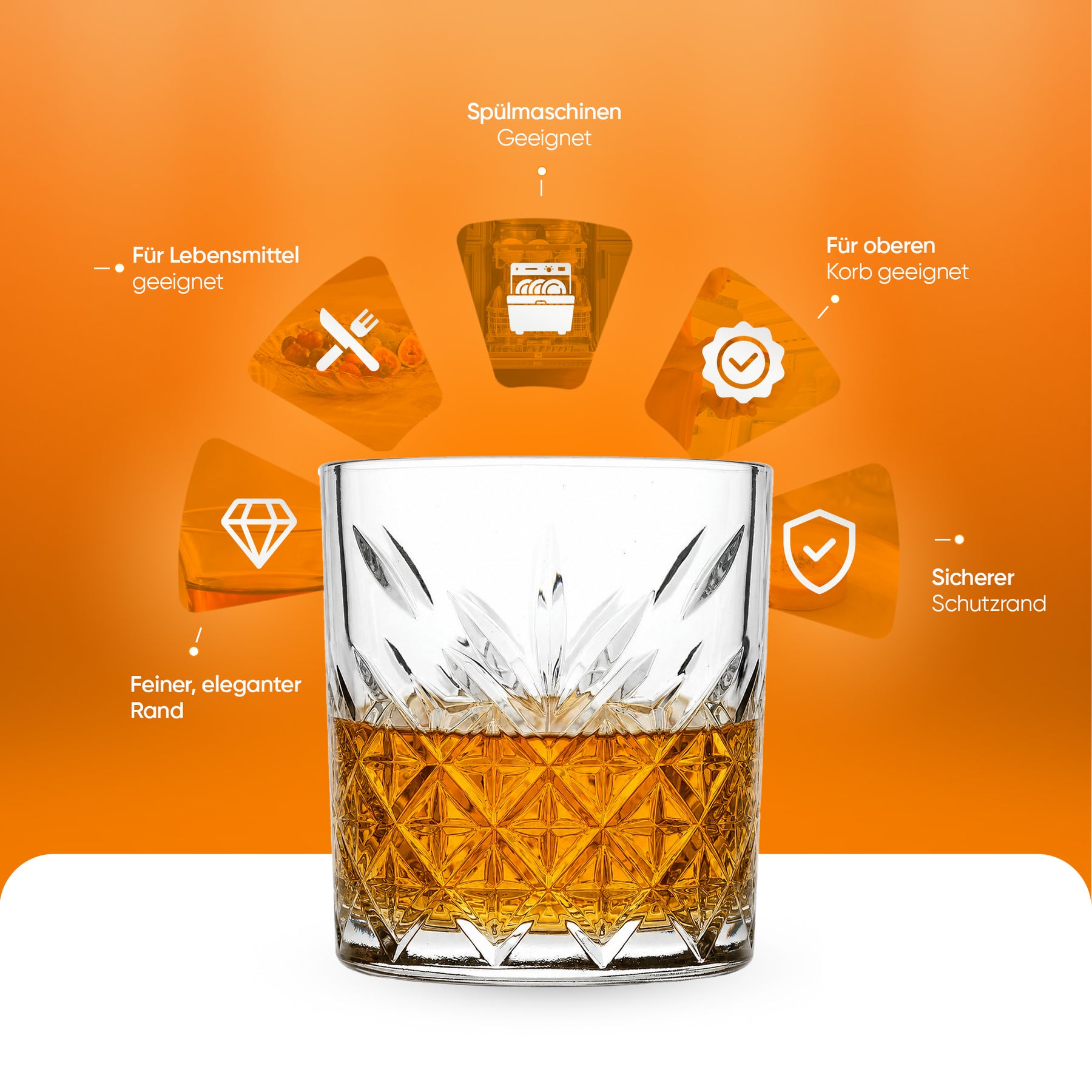 Pasabahce Timeless Whiskygläser -345ml