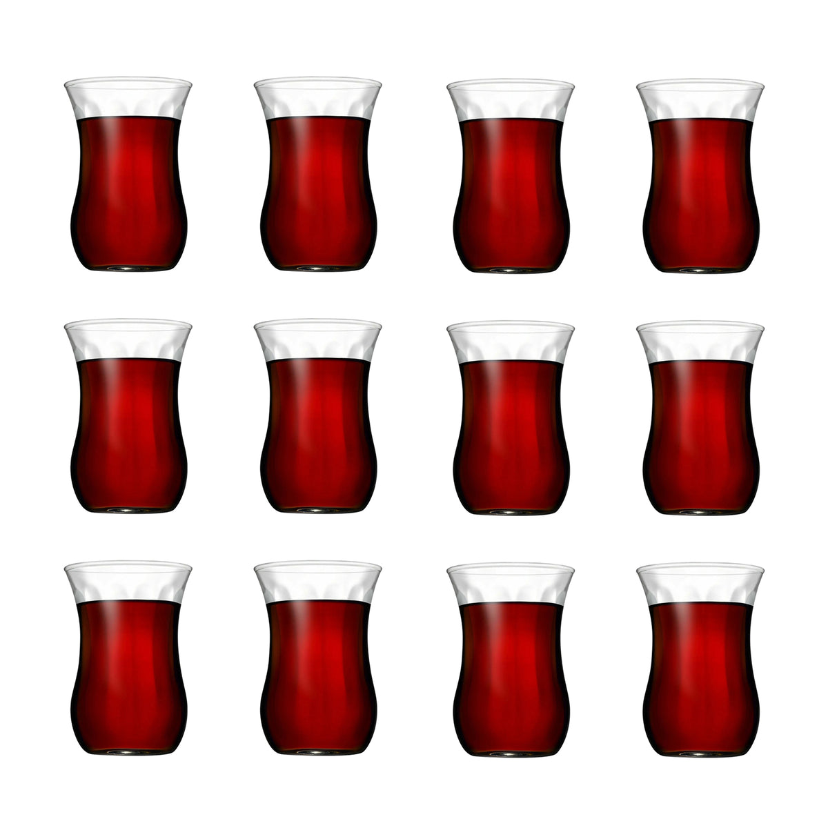 Pasabahce Üsküdar Teegläser im 12er Set mit 120 ml Volumen