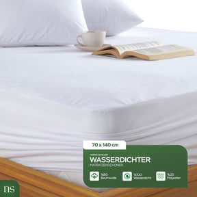 Nordic Schiller Wasserdichte Fitted Matratzenauflage aus Baumwolle