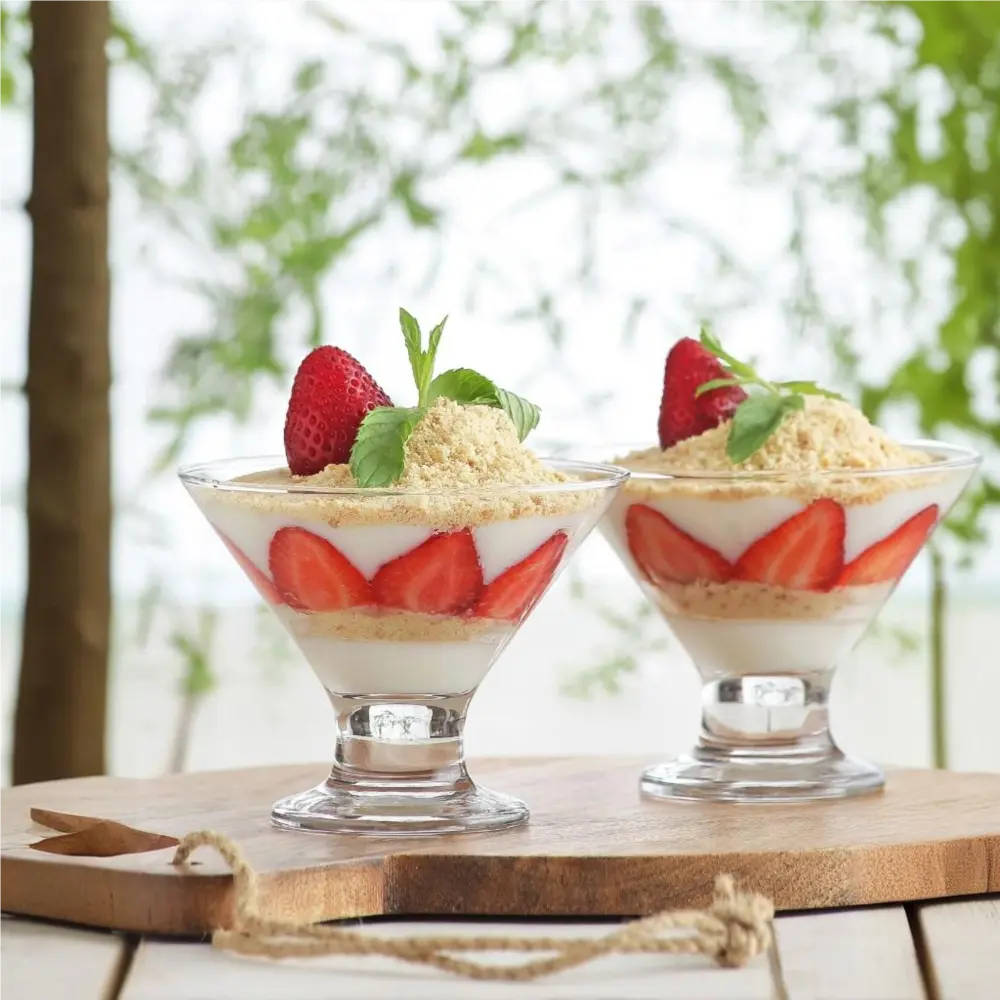 LAV Crema Eis- und Dessertbecher 165 ml (5 1/2 oz) - 6er Set