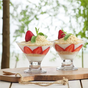 LAV Crema Eis- und Dessertbecher 165 ml (5 1/2 oz) - 6er Set