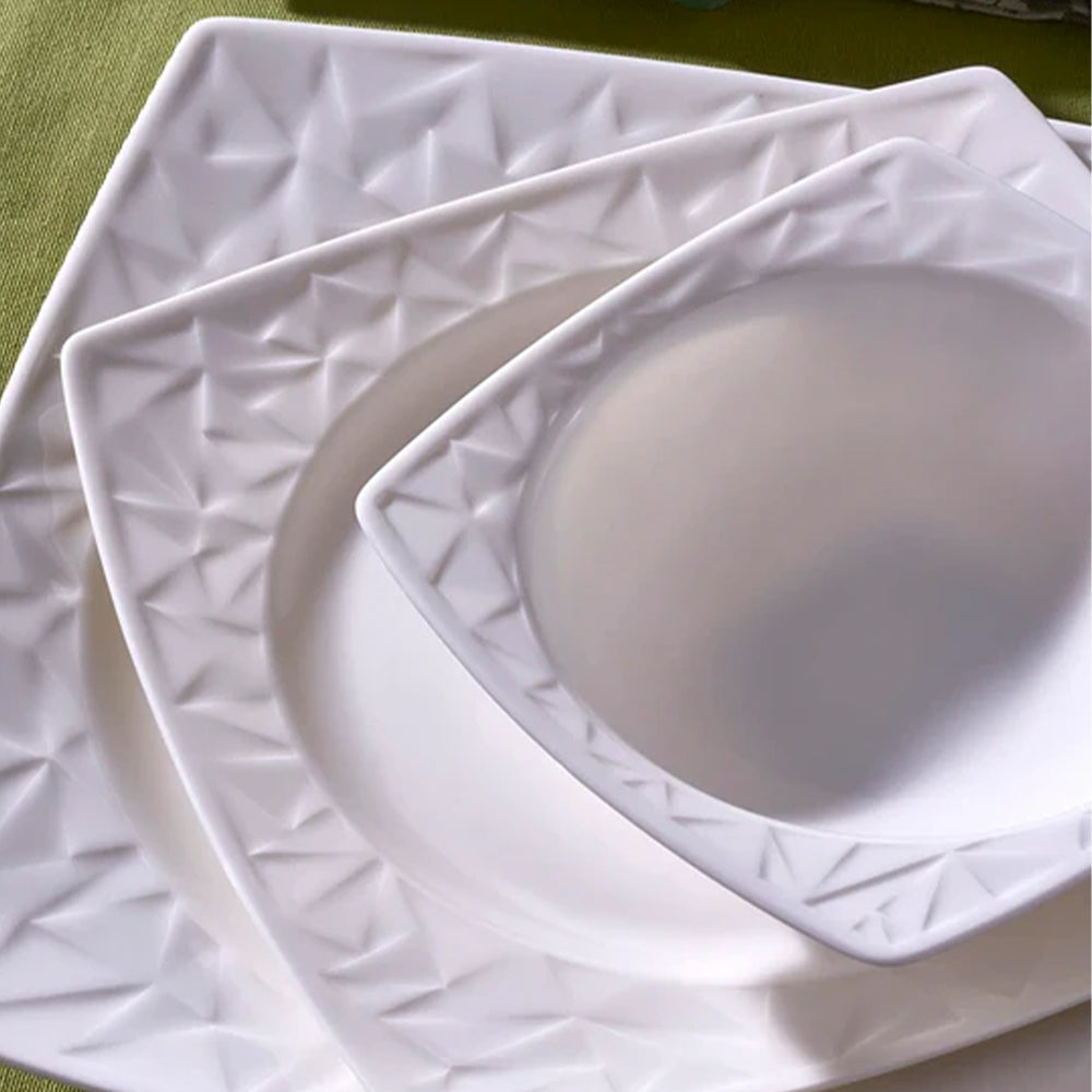 GÜRAL Vivente Tafelservice, 24-tlg., 6 Personen, Porzellan, Elegant