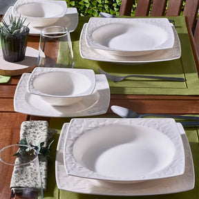 GÜRAL Vivente Tafelservice, 24-tlg., 6 Personen, Porzellan, Elegant