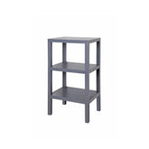 Michelino Kunststoff-Regal in Holzoptik Grau - Einzelansicht - 2