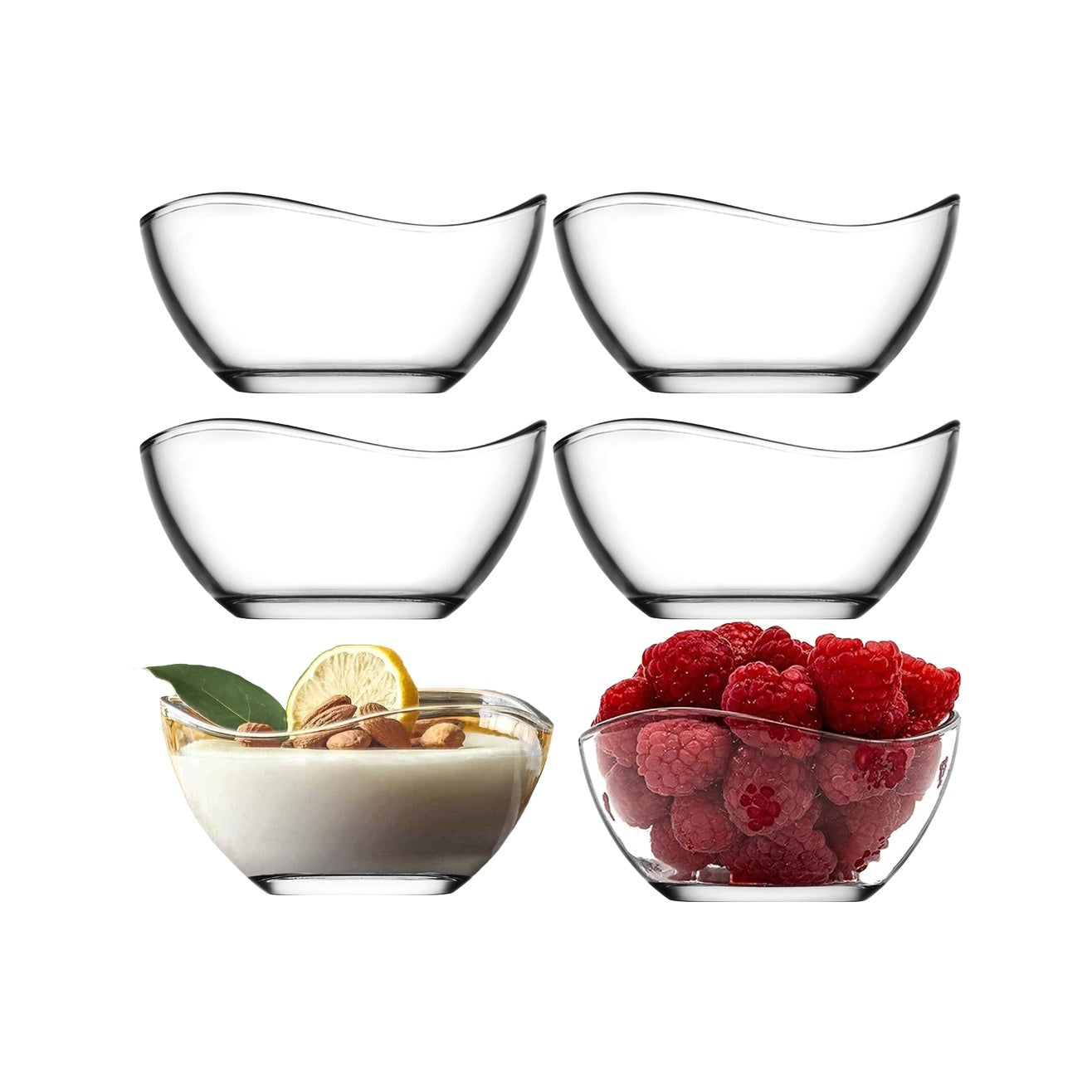 LAV Vira Glasschalen - 215 ml (7 1/4 oz)
