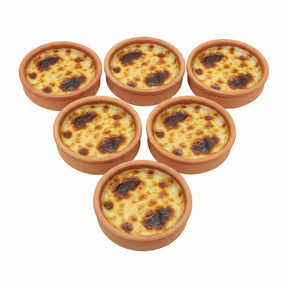 Viapot ANADOLU 6er Set - 250 ml - Innen Braun Glasiert - Terrakotta-Schalen - 12×4 cm