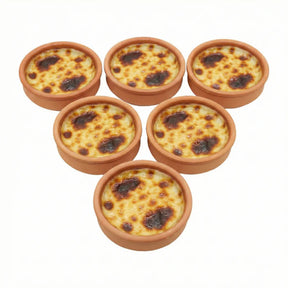Viapot ANADOLU 6er Set - 250 ml - Innen Braun Glasiert - Terrakotta-Schalen - 12×4 cm