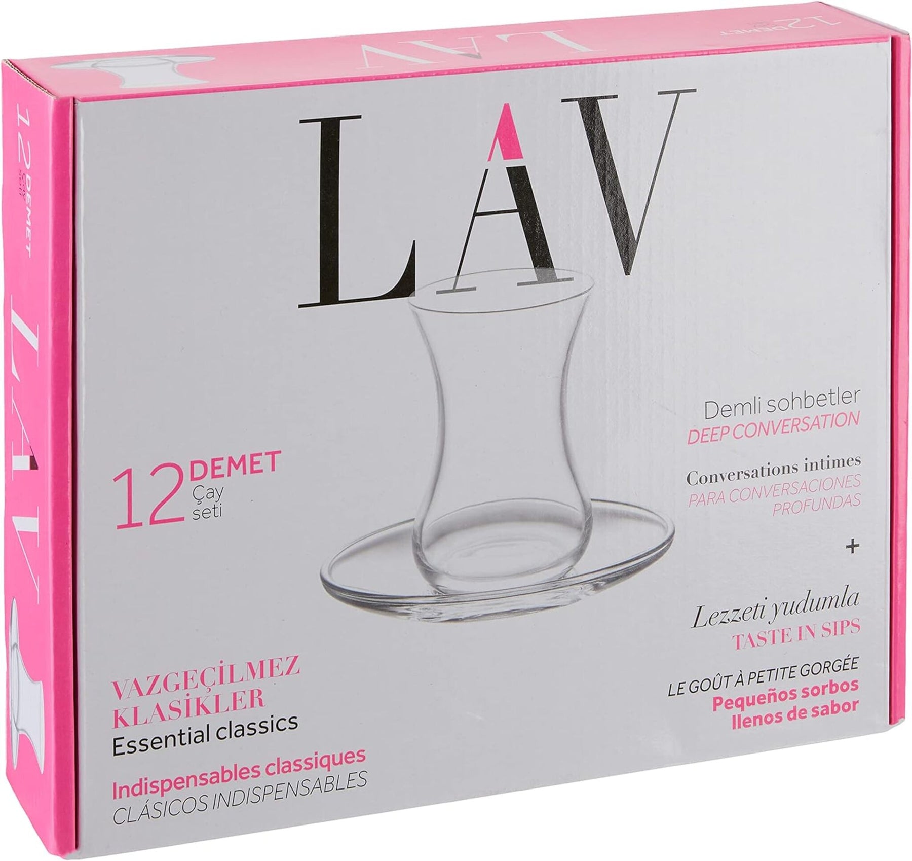 12-teiliges LAV Demet Set für Teezeremonien und Alltag