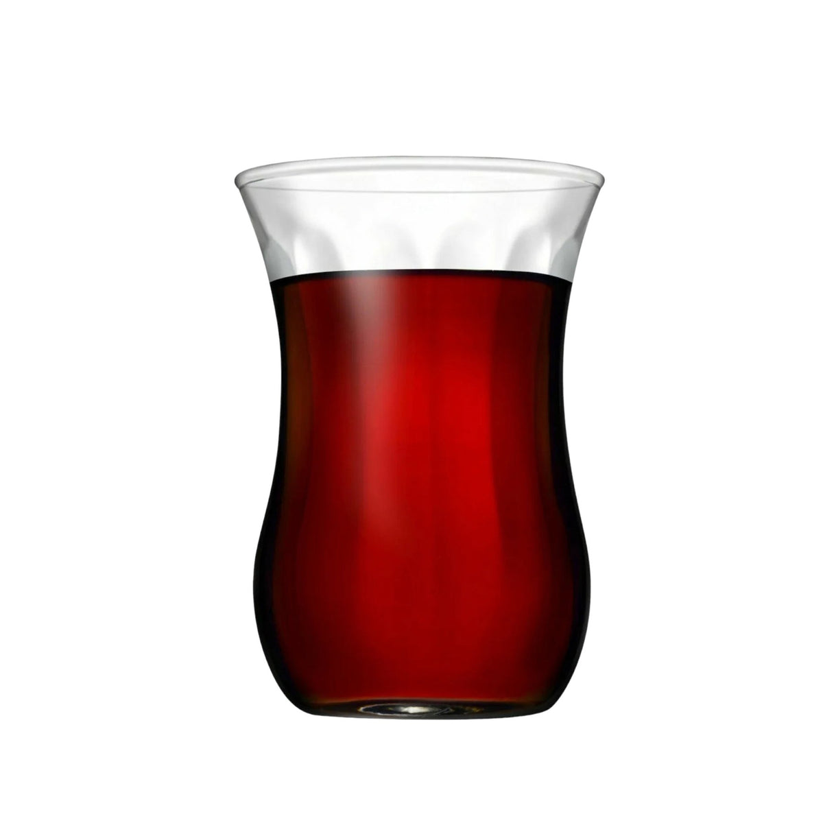 Strukturiertes Teeglas Optik von Pasabahce, Serie Üsküdar