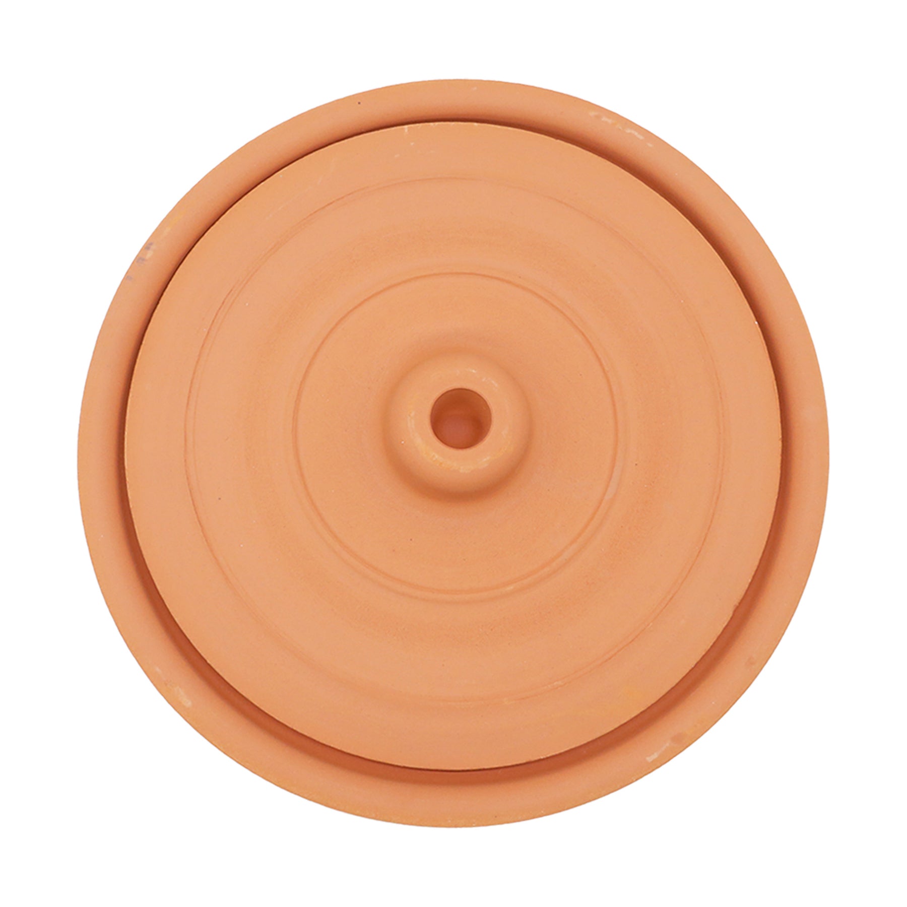 Viapot Medium 2500 ml - Natur - Terrakotta-Schmortopf mit Deckel - 24×12 cm