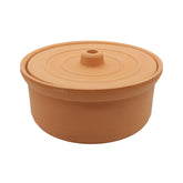Viapot Big 3500 ml - Natur - Terrakotta-Schmortopf mit Deckel - 26×15 cm