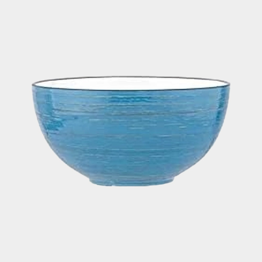 Wilmax Schale 600 ml 13,5 cm Blau Porzellan WL-669630/A