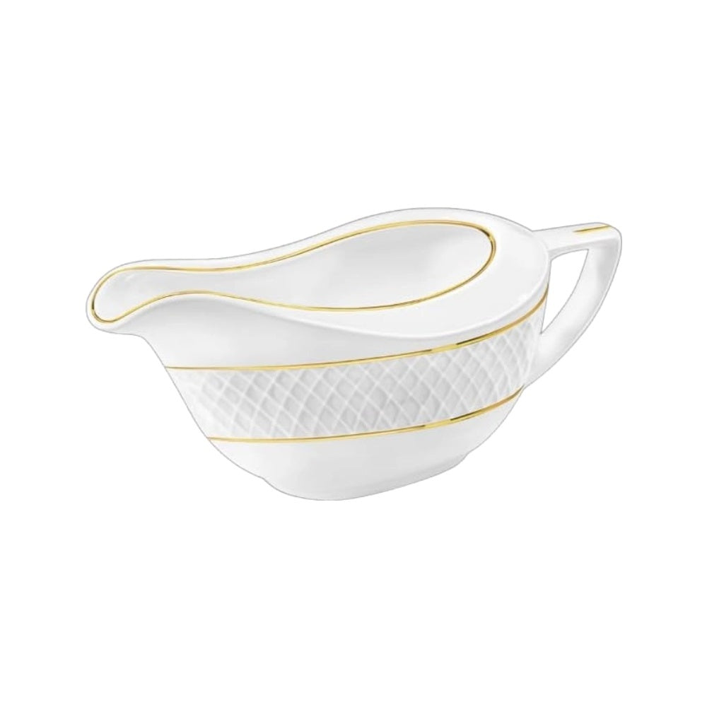 Wilmax Sauciere 230 ml Weiß Porzellan WL-880102501/A