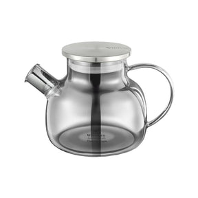 Wilmax Teekanne 1200 ml Glas mit Edelstahldeckel WL-888826002/A