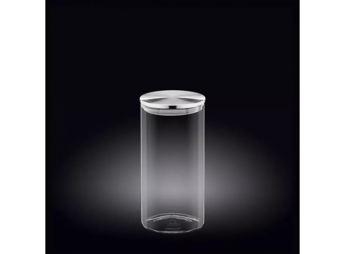 Wilmax Vorratsglas mit Metalldeckel – 2000 ml (10 × 30,5 cm)