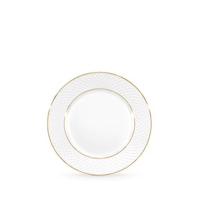 Wilmax Dessertteller 20 cm Weiß Porzellan mit Goldlinien WL-880102102/A