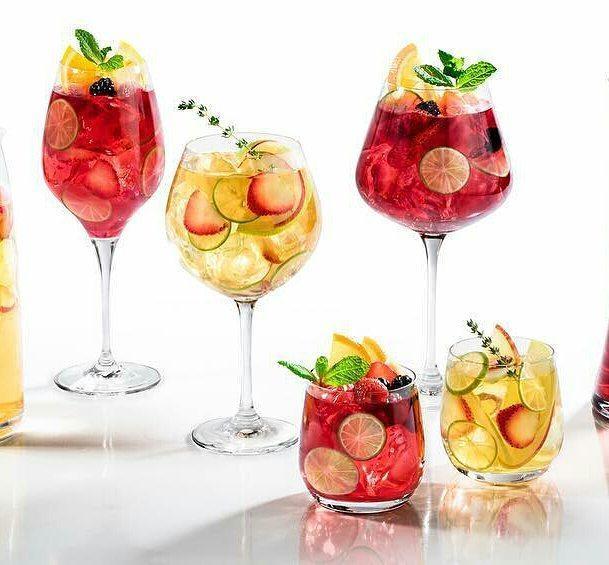 Wilmax Bierglas 420 ml Kristallglas Transparent 6er Set WL-888026/6A