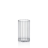 Wilmax Geriffeltes Glas 250 ml Borosilikatglas Transparent WL-888624/A