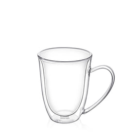 Wilmax Doppelwandiger Becher 400 ml Transparent WL-888727/A