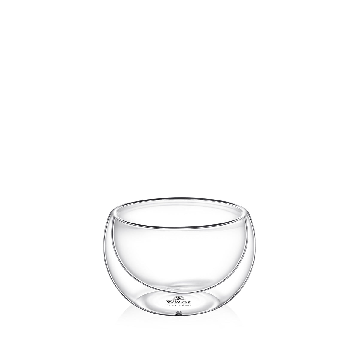 Wilmax Doppelwandige Glasschale 250 ml Transparent WL-888755/A