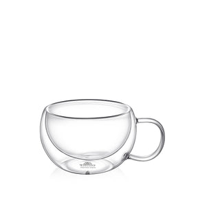 Wilmax Doppelwandiger Becher 400 ml Transparent WL-888770/A