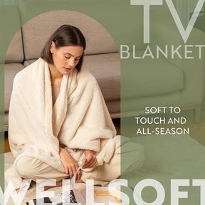 English Home Welsoft Decke - Flauschige TV-Decke 120x170 cm