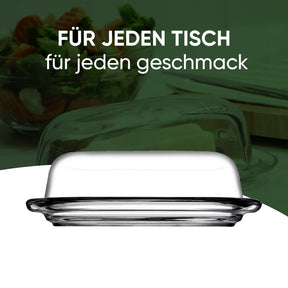 Pasabahce Homemade & Basic Küchen-Set - Ölflaschen & Butterdose
