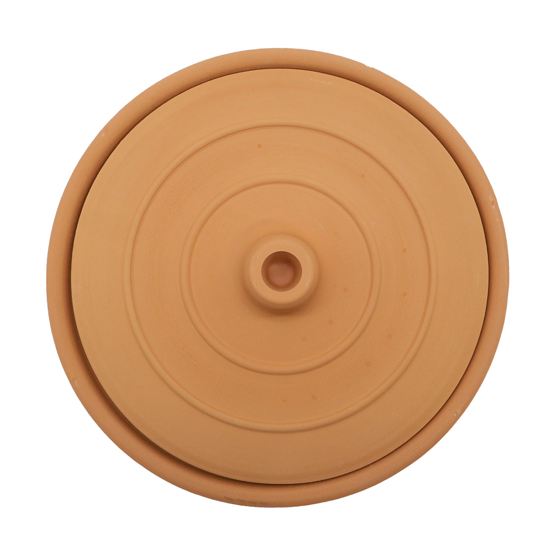 Viapot Big 3500 ml - Natur - Terrakotta-Schmortopf mit Deckel - 26×15 cm
